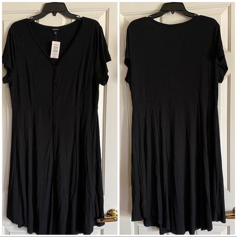 Torrid knit Black shirt Dress